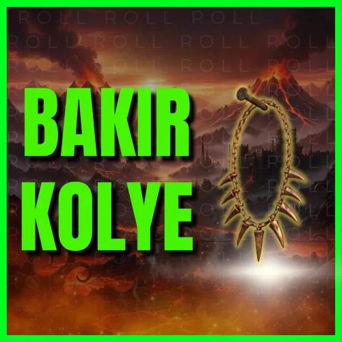  2000 HP  İKİ KAT YANG 20  5 EFSUN BAKIR KOLYE